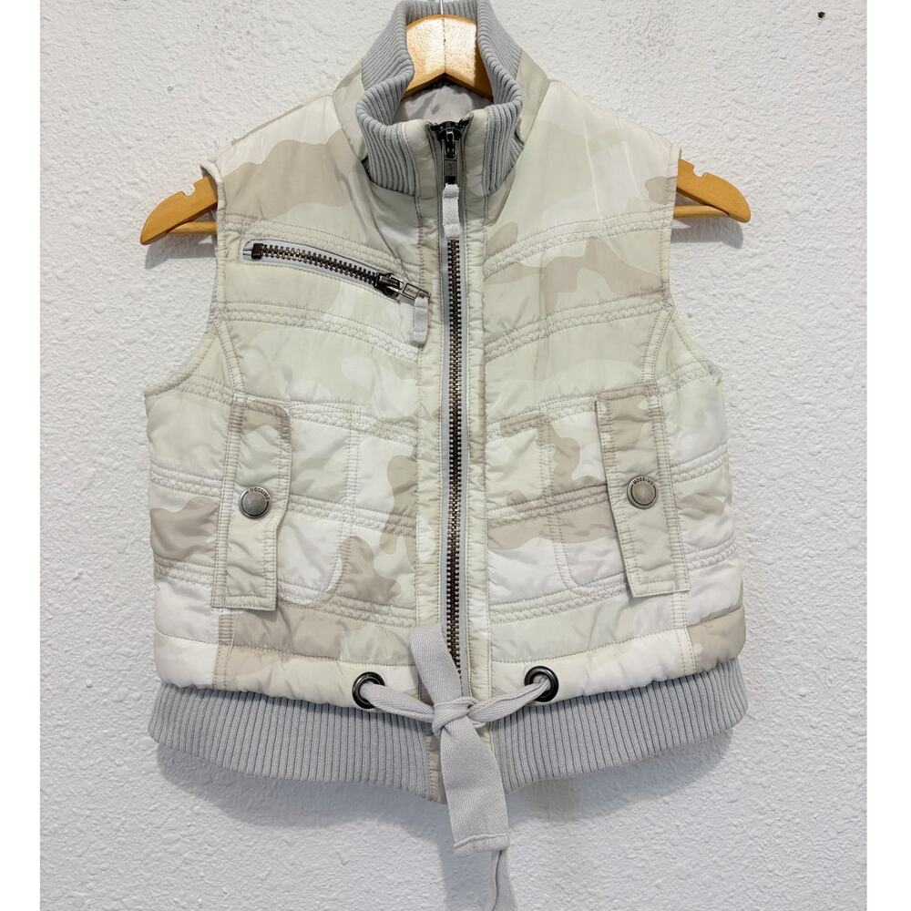 Vintage Y2K Mossimo Camo Puff Vest Skater Grunge Mall